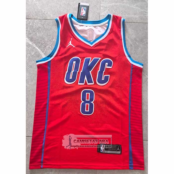 Camiseta Oklahoma City Thunder Jalen Williams NO 8 Statement 2024-25 Naranja